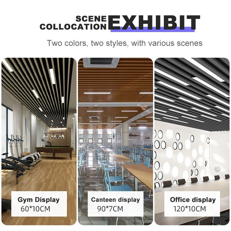 ceiling light fixture led linear shop light